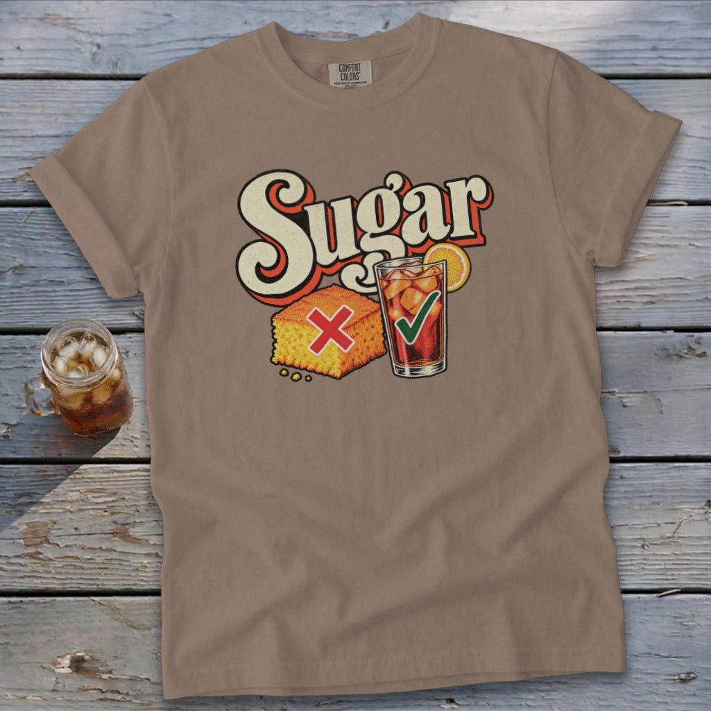 Sugar Tea Yes Signature Tee - Espresso