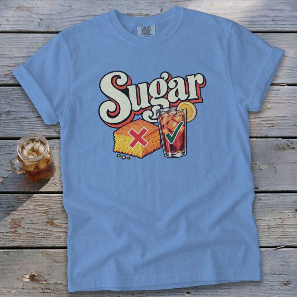 Sugar Tea Yes Signature Tee - Royal Caribe