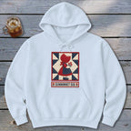 Sunbonnet Sue Faux Quilt Block Hoodie