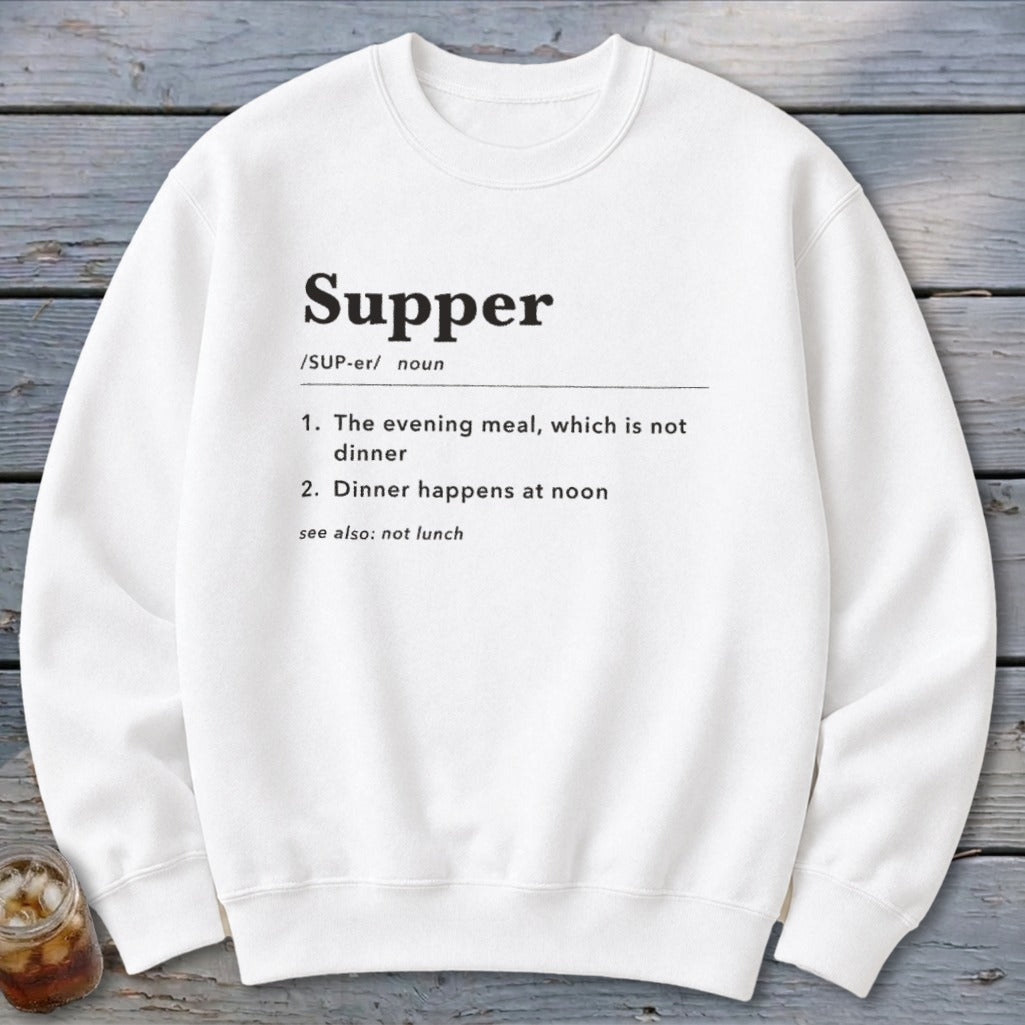 Supper Definition Sweatshirt
