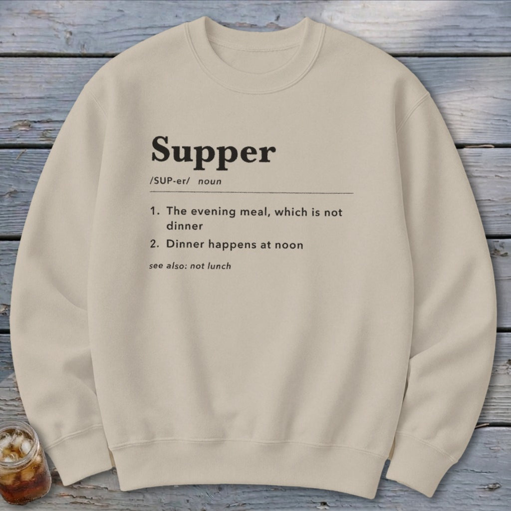 Supper Definition Sweatshirt