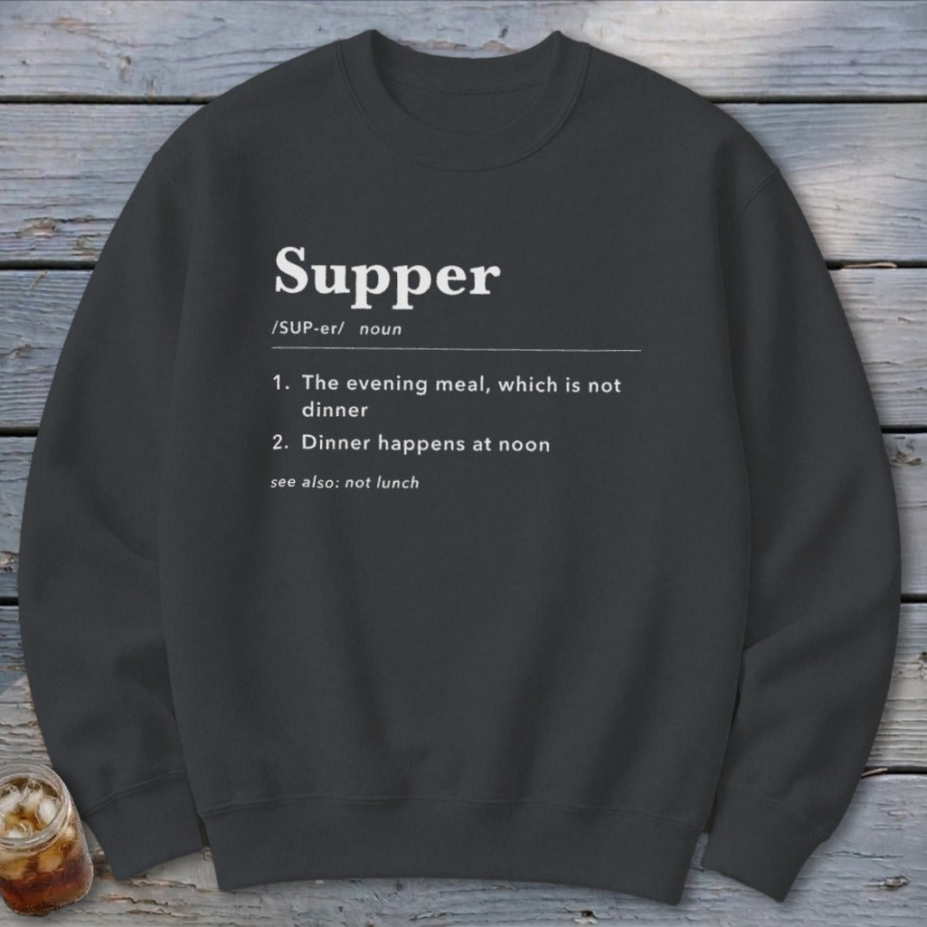 Supper Definition Sweatshirt
