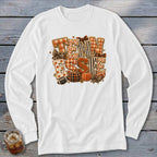 Tennessee Faux Chenille Fall Patch Long Sleeve Tee