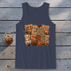 Tennessee Faux Chenille Fall Patch Tank Top