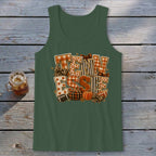 Tennessee Faux Chenille Fall Patch Tank Top
