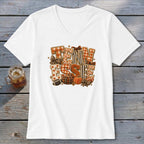 Tennessee Faux Chenille Fall Patch V-neck