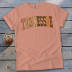 Tennessee Faux Embroidery Letters Signature Tee