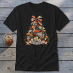 Tennessee Faux Patchwork Christmas Tree Classic Tee