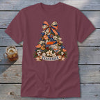 Tennessee Faux Patchwork Christmas Tree Classic Tee