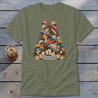 Tennessee Faux Patchwork Christmas Tree Classic Tee