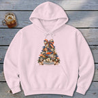 Tennessee Faux Patchwork Christmas Tree Hoodie