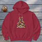 Tennessee Faux Patchwork Christmas Tree Hoodie