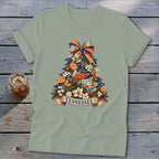 Tennessee Faux Patchwork Christmas Tree Softstyle Tee