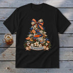 Tennessee Faux Patchwork Christmas Tree Youth Tee