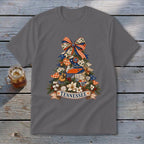 Tennessee Faux Patchwork Christmas Tree Youth Tee