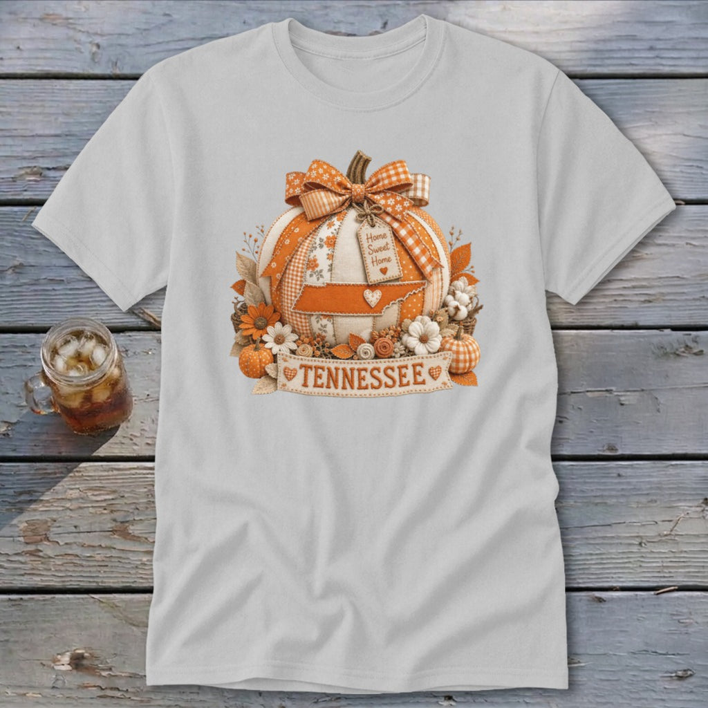 Tennessee Faux Patchwork Pumpkin Classic Tee