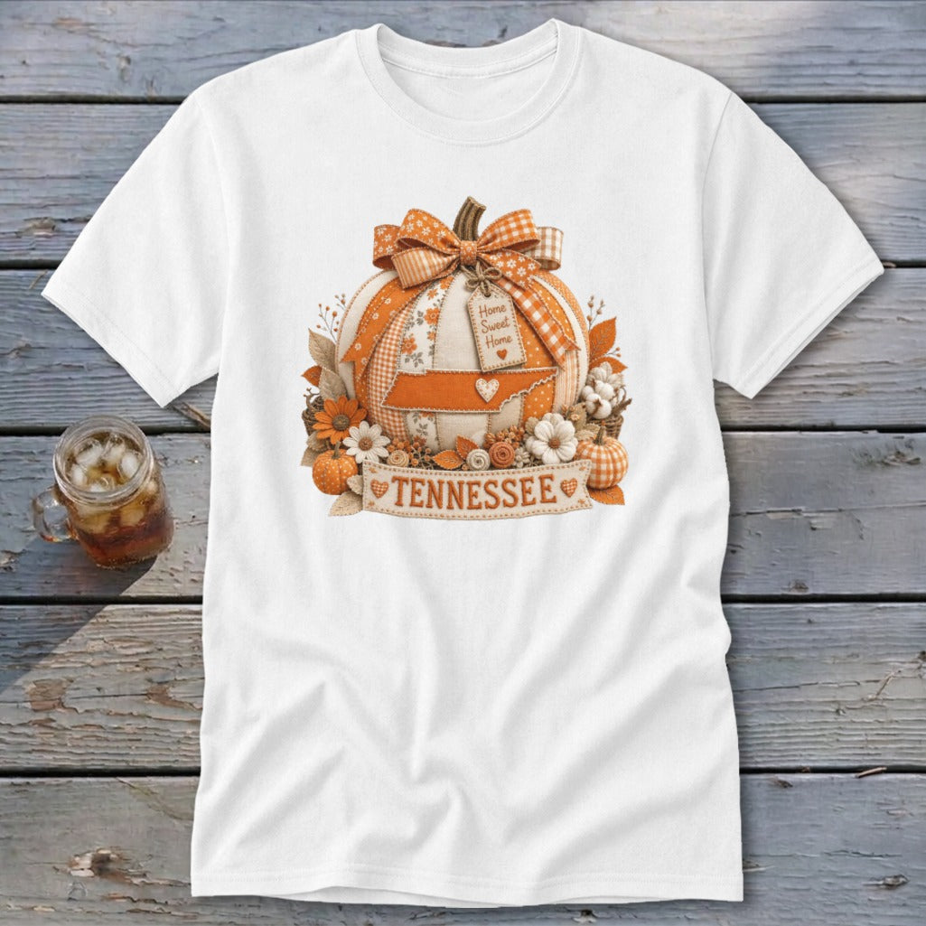 Tennessee Faux Patchwork Pumpkin Classic Tee