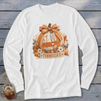 Tennessee Faux Patchwork Pumpkin Long Sleeve Tee
