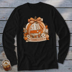 Tennessee Faux Patchwork Pumpkin Long Sleeve Tee