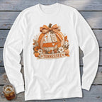 Tennessee Faux Patchwork Pumpkin Long Sleeve Tee