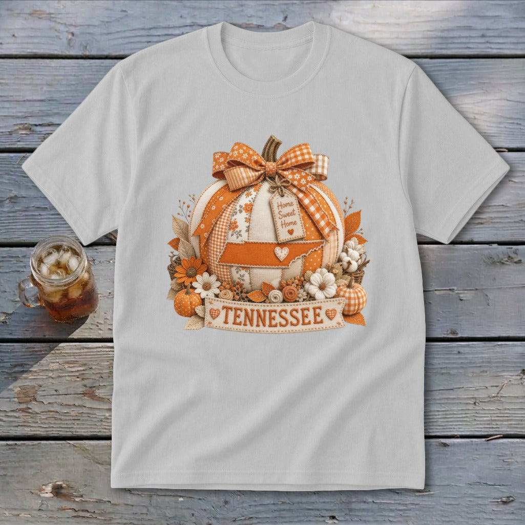 Tennessee Faux Patchwork Pumpkin Youth Tee
