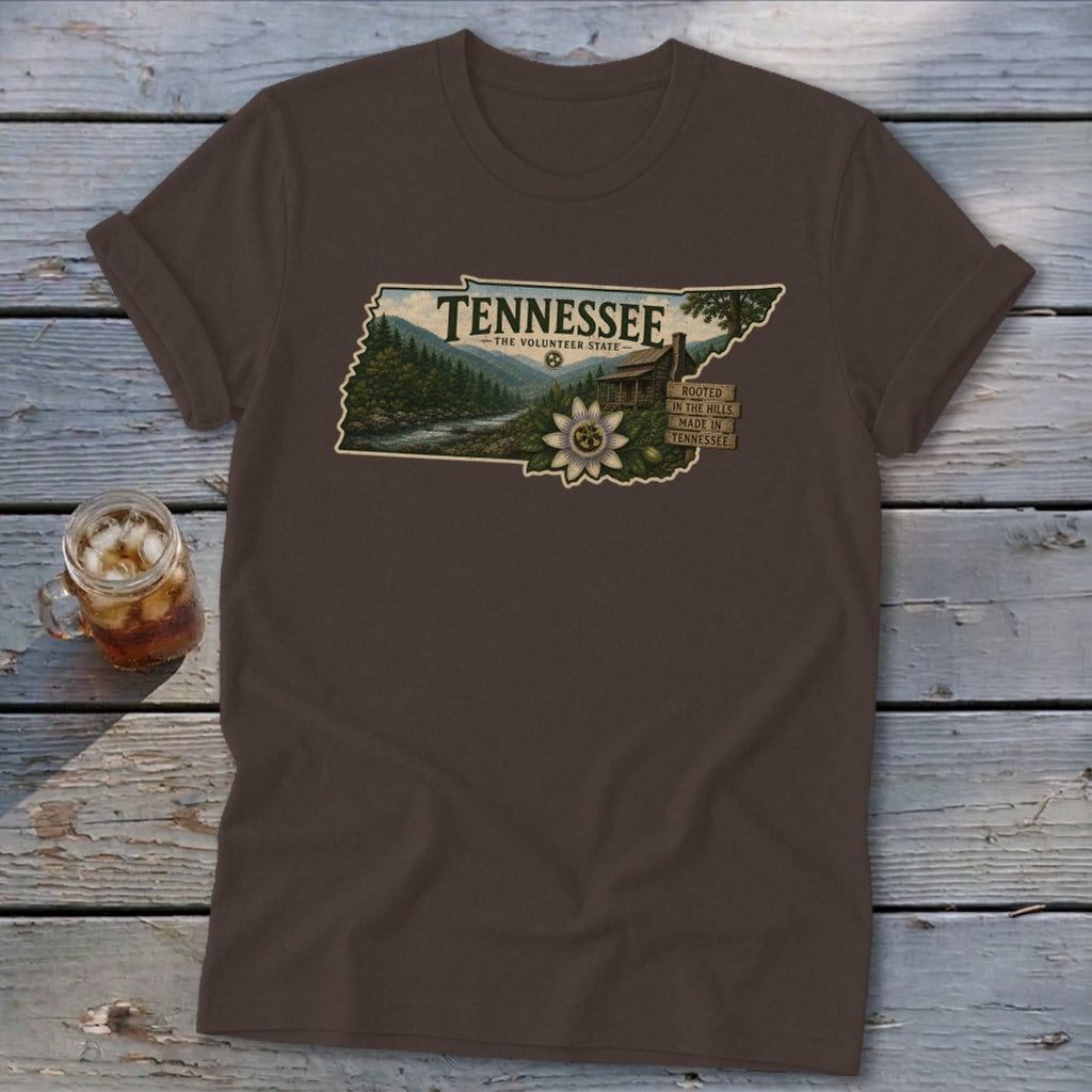 Tennessee Homeplace Scene Softstyle Tee