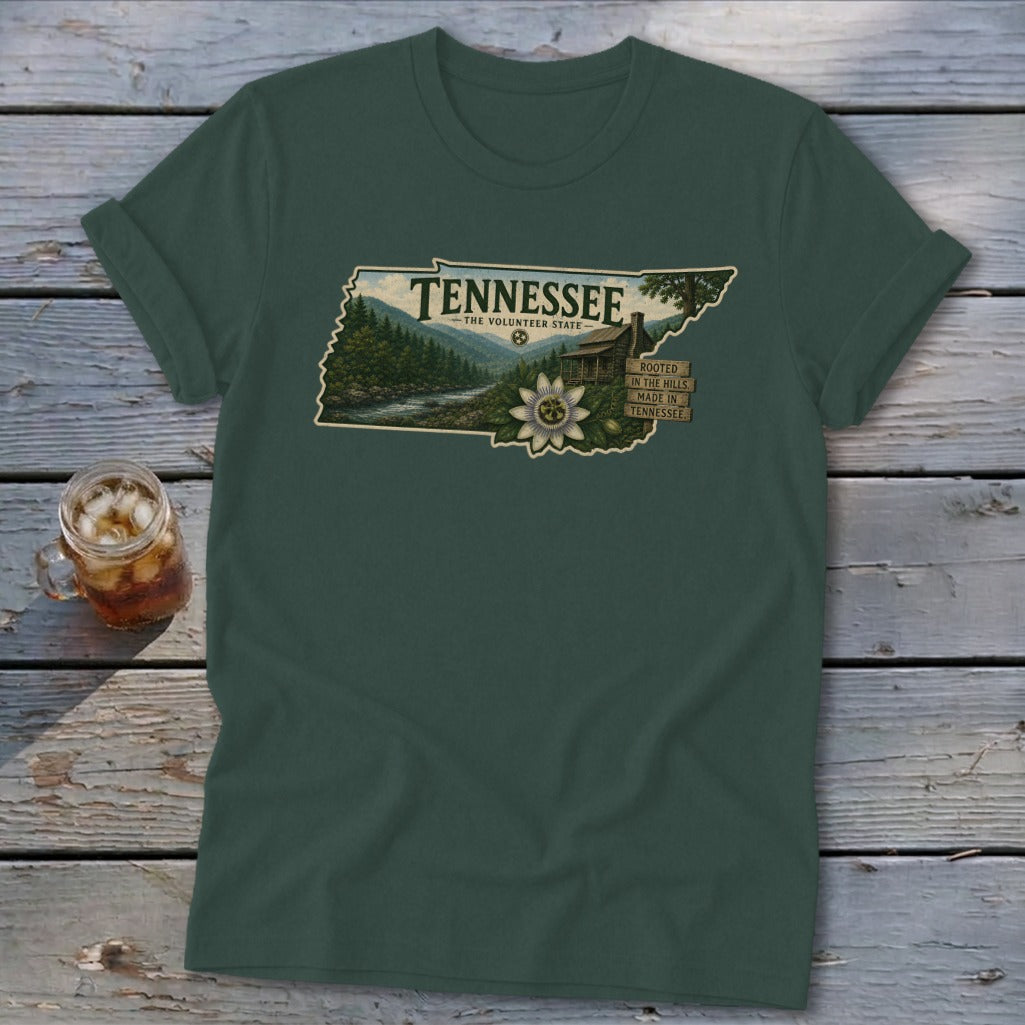 Tennessee Homeplace Scene Softstyle Tee