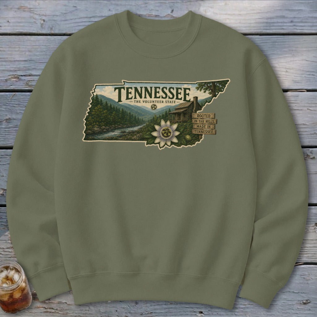 Tennessee Homeplace Scene Sweatshirt