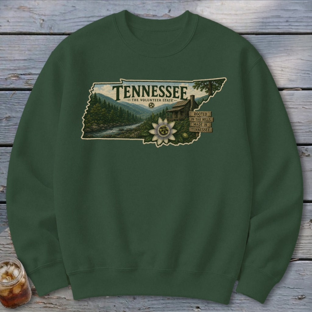 Tennessee Homeplace Scene Sweatshirt