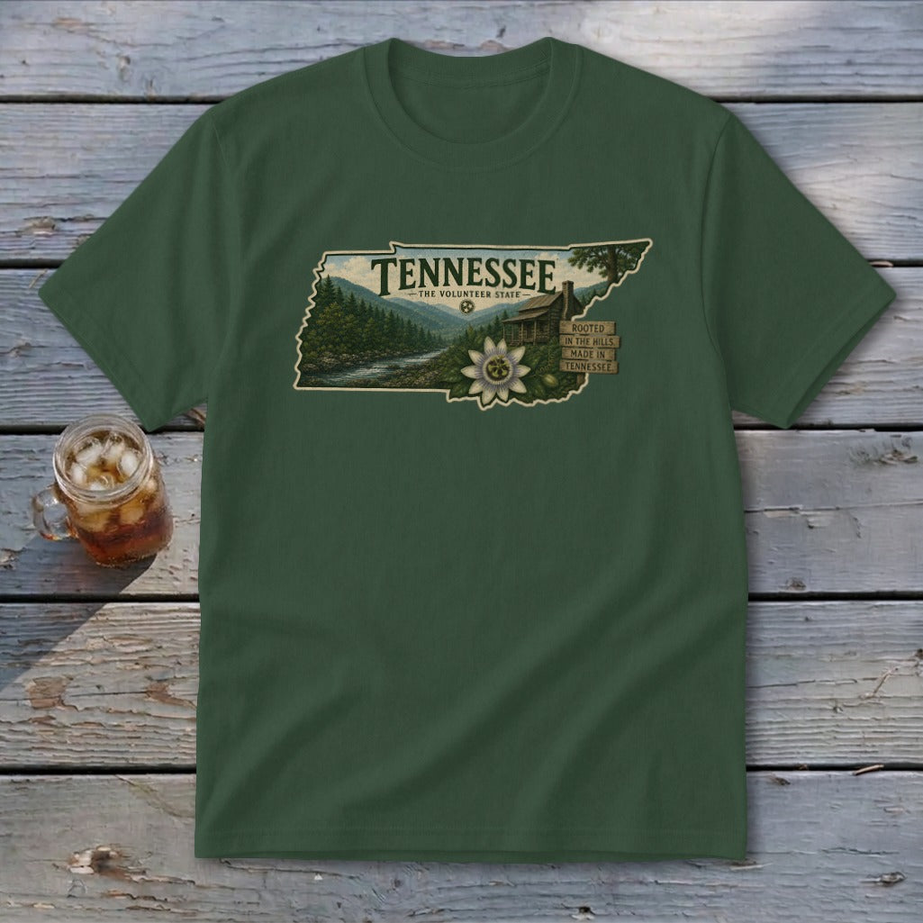 Tennessee Homeplace Scene Youth Tee