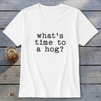 Time to a Hog V-neck