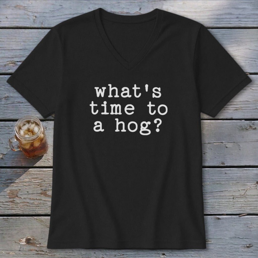 Time to a Hog V-neck