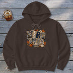 Virginia Faux Chenille Fall Patch Hoodie