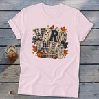 Virginia Faux Chenille Fall Patch Softstyle Tee