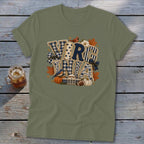 Virginia Faux Chenille Fall Patch Softstyle Tee