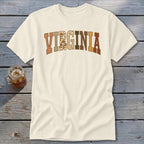 Virginia Faux Embroidery Letters Classic Tee