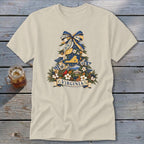 Virginia Faux Patchwork Christmas Tree Classic Tee