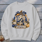 Virginia Faux Patchwork Pumpkin Sweatshirt