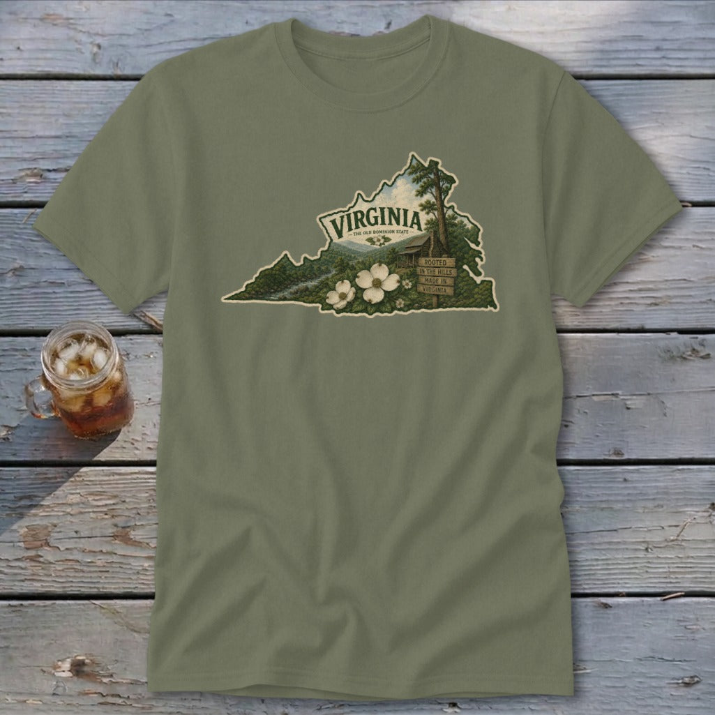 Virginia Homeplace Scene Classic Tee