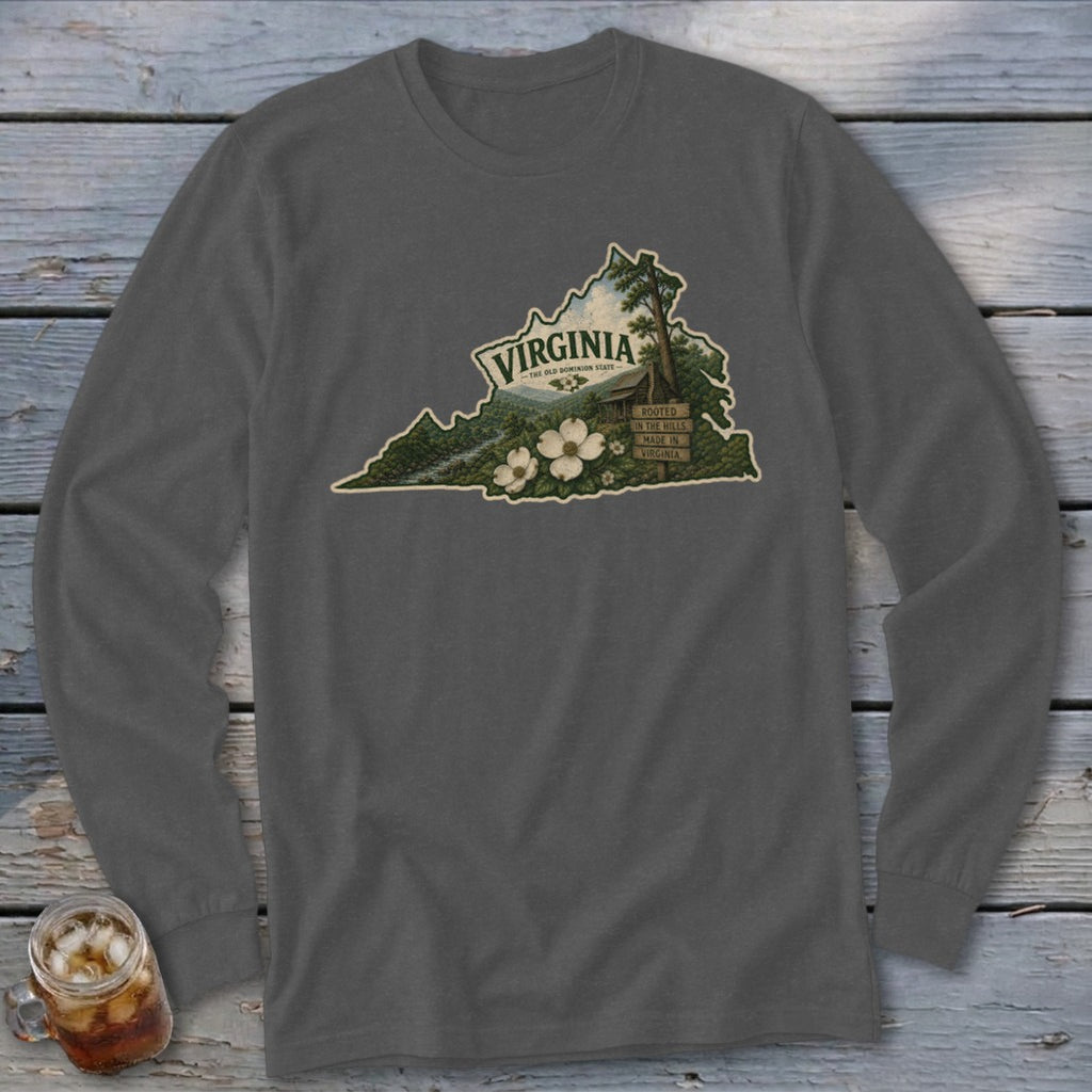 Virginia Homeplace Scene Long Sleeve Tee
