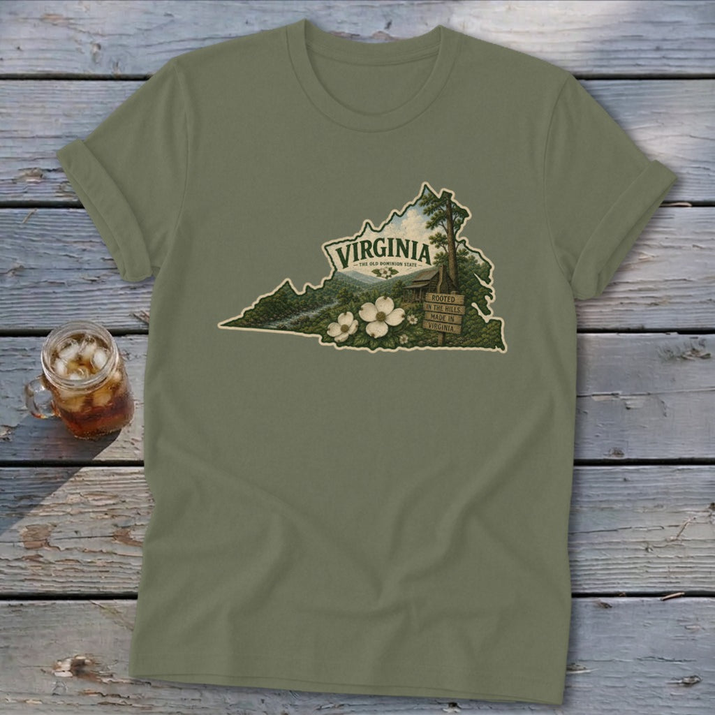 Virginia Homeplace Scene Softstyle Tee