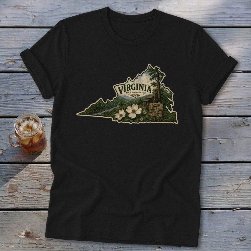 Virginia Homeplace Scene Softstyle Tee