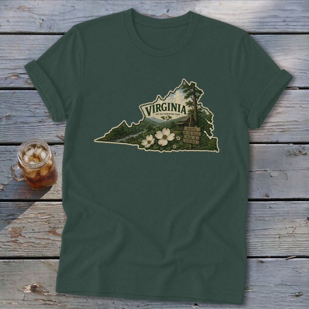 Virginia Homeplace Scene Softstyle Tee