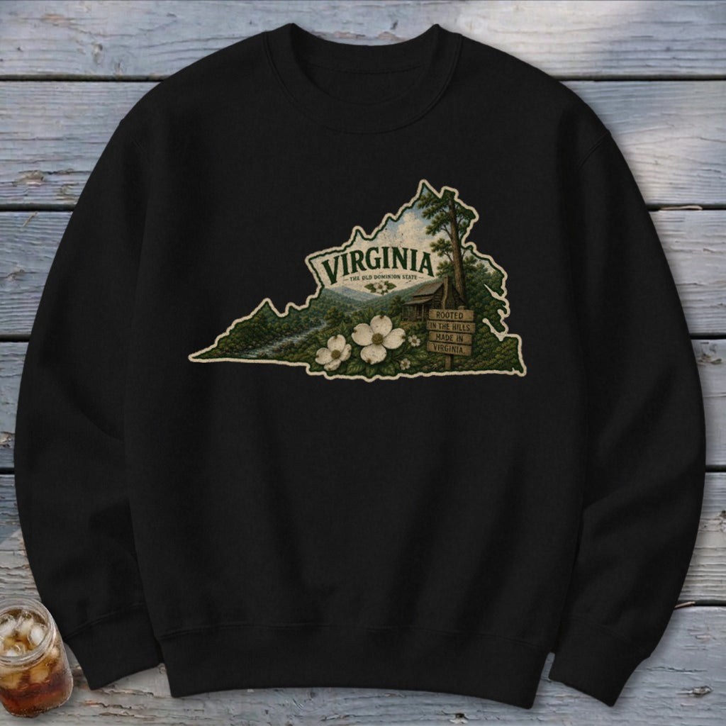 Virginia Homeplace Scene Sweatshirt