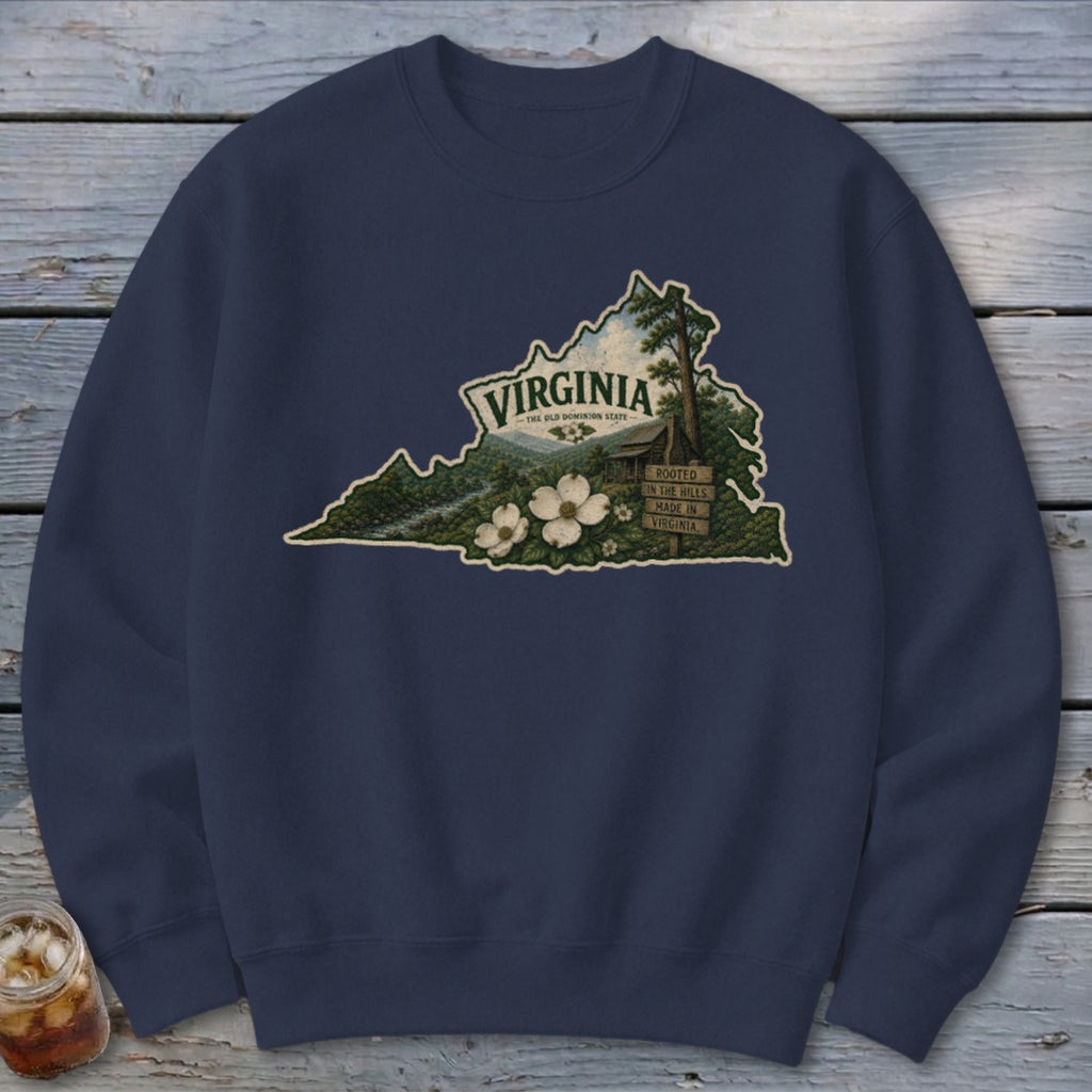 Virginia Homeplace Scene Sweatshirt