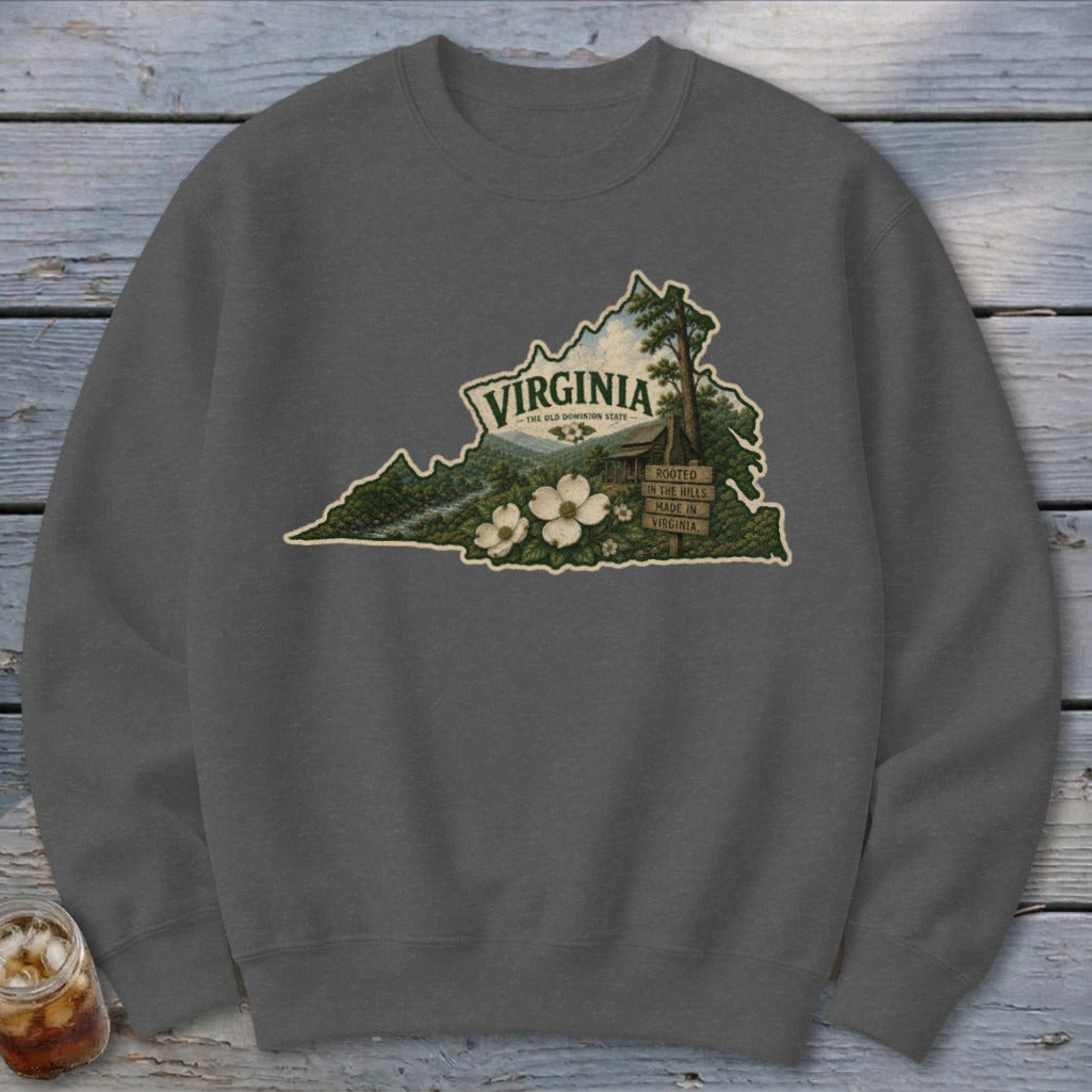Virginia Homeplace Scene Sweatshirt