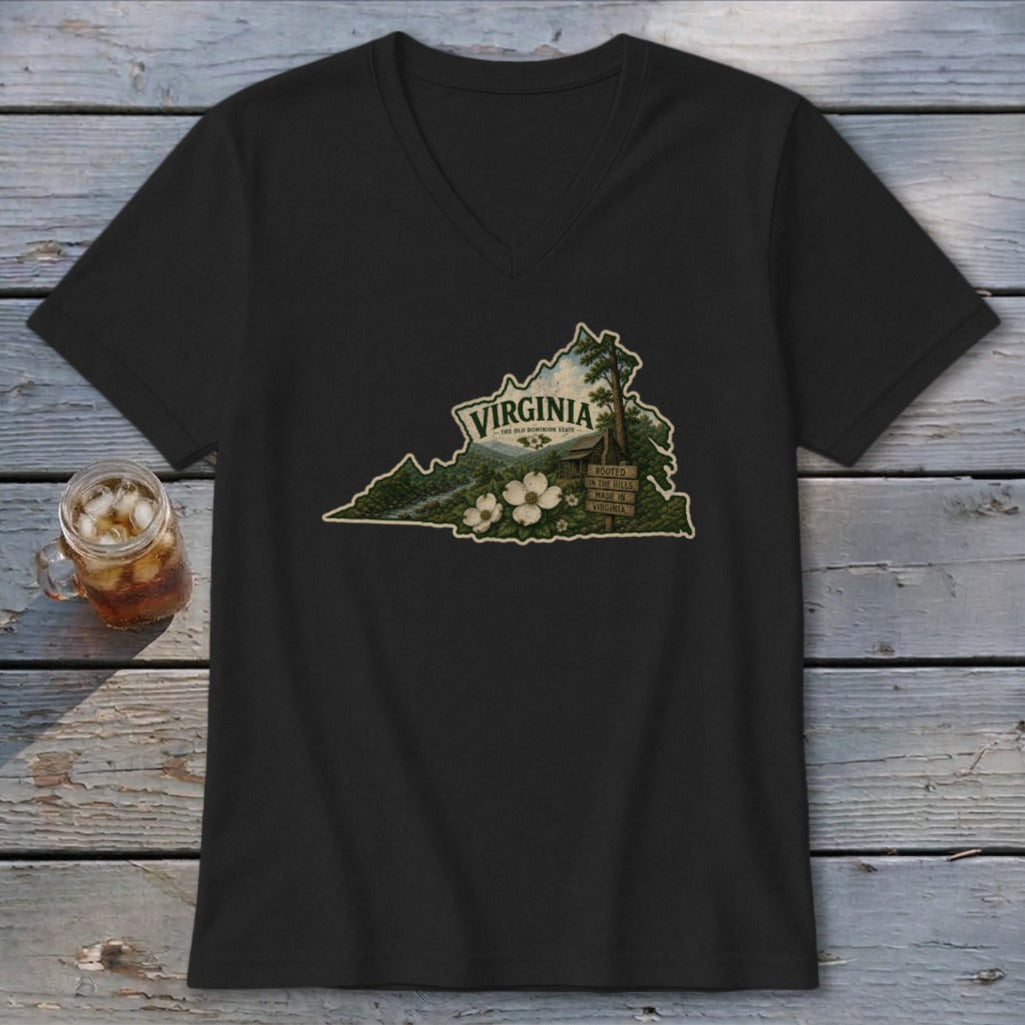 Virginia Homeplace Scene V-neck