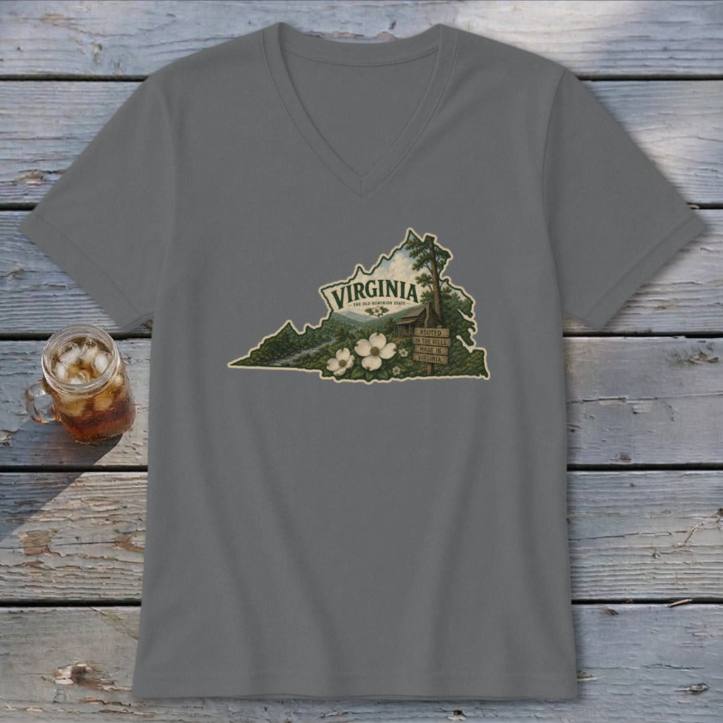 Virginia Homeplace Scene V-neck