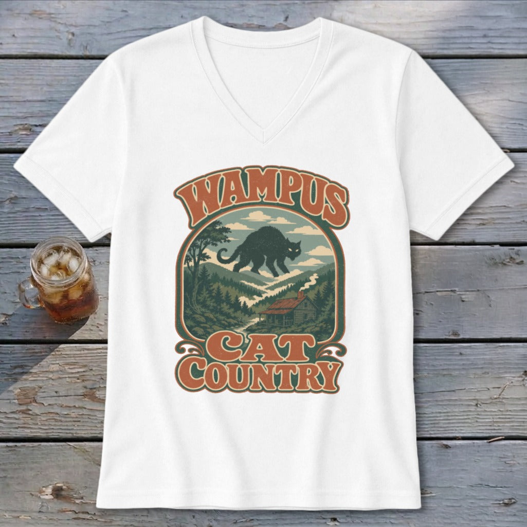Wampus Cat Country V-neck