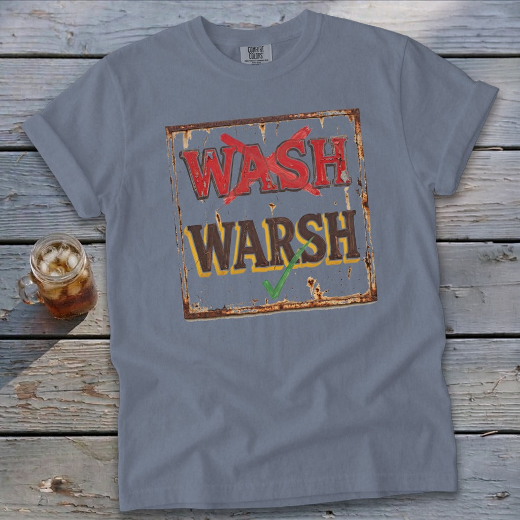 Warsh Signature Tee - Blue Jean